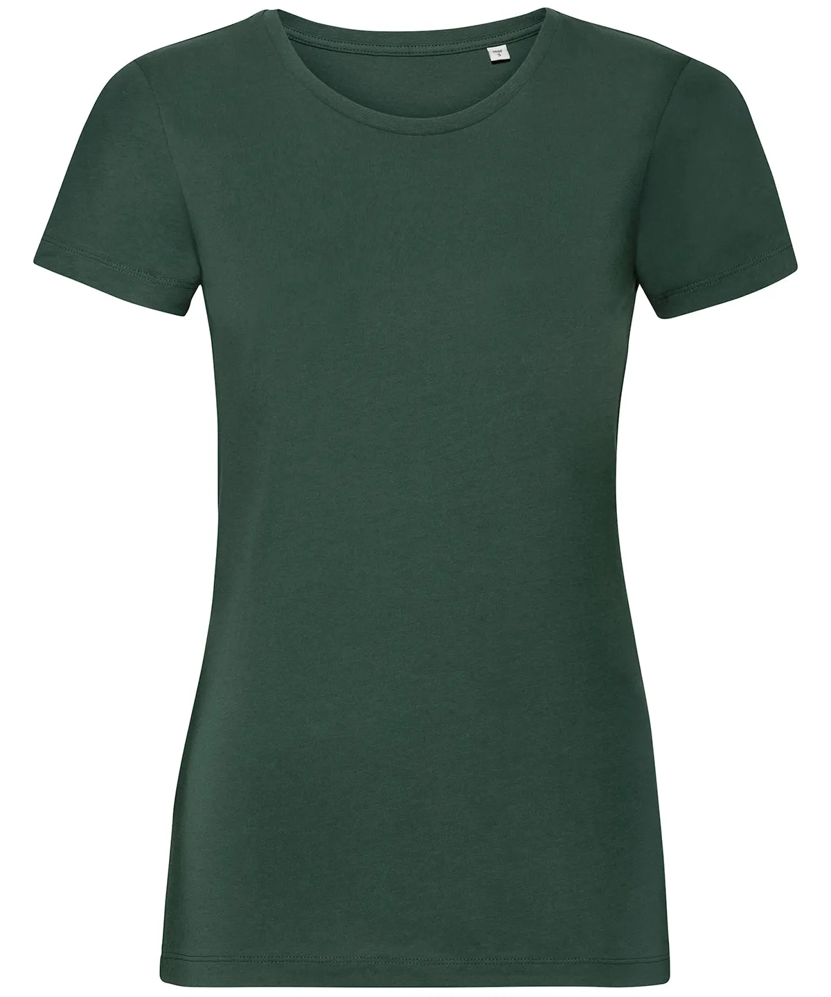 Womens pure organic tee | Bottle Green