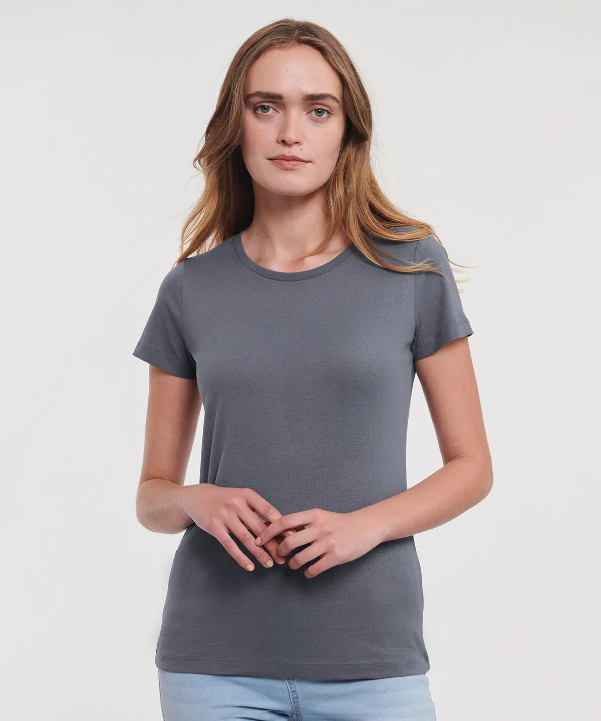 Womens pure organic tee | Bottle Green