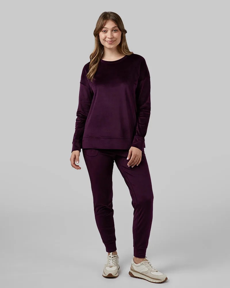 WOMEN'S SOFT VELOUR JOGGER