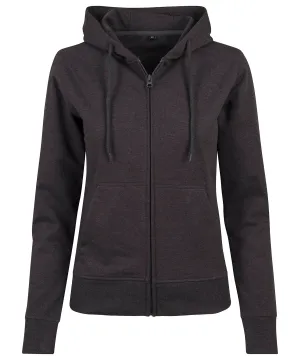 Womens terry zip hoodie | Charcoal